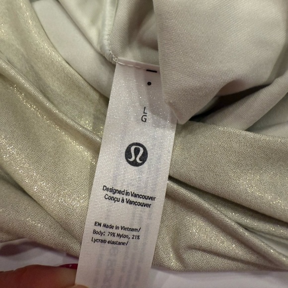 Lululemon Ultra Soft Shine Nulu Wundermost Square Neck Bodysuit Size L NWT - Picture 17 of 17